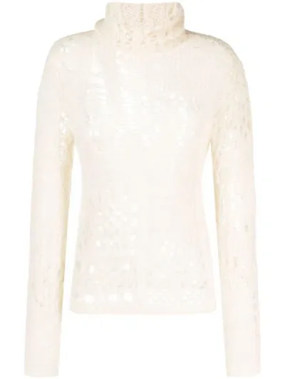 Our Legacy Crochet Roll Neck Clothing In White