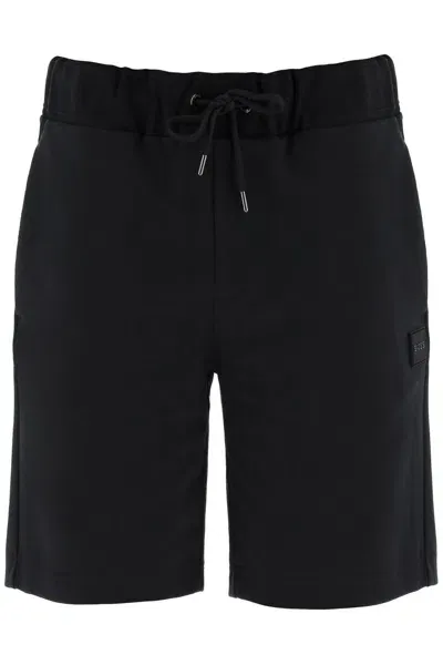 Hugo Boss Bermuda Sportivi Lamson In Black