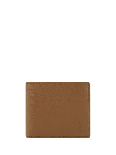 Saint Laurent Wallets In Brown