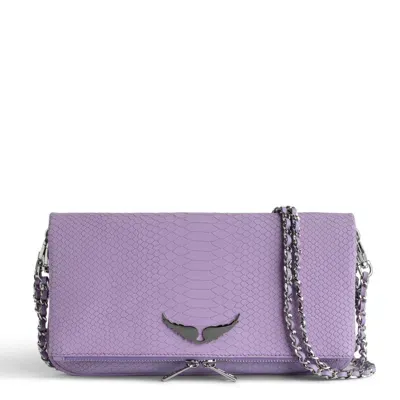 Zadig & Voltaire Pochette Rock Soft Savage Glow In Purple