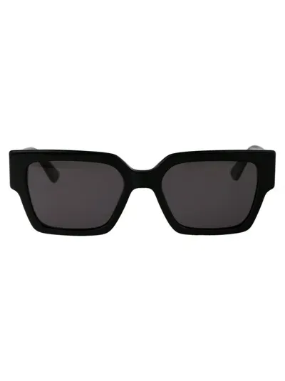 Karl Lagerfeld Square Frame Sunglasses In Black