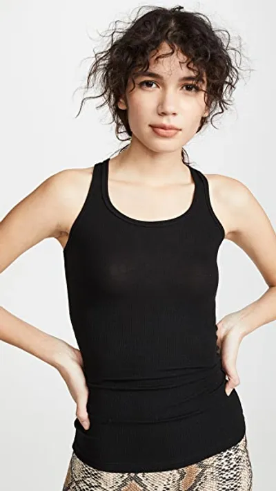 Splits59 Ashby Rib Performance Tank In Black