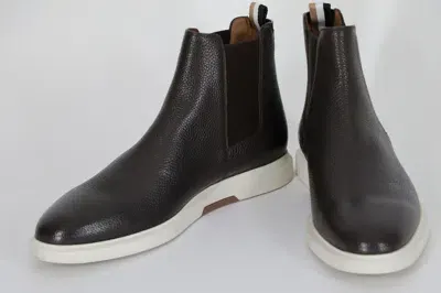 Pre-owned Hugo Boss Chelsea Boots, Mod. Randy_cheb_gr, Gr. 44 / Uk 10 / Us 11, Dark Brown In Braun