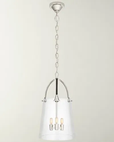 Visual Comfort Signature Julian Medium Lantern By Ralph Lauren Home In Silver