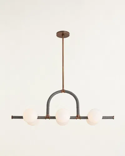 Arteriors Harrison Linear Chandelier In Brown