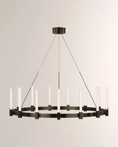 Visual Comfort Signature Mafra Xl Chandelier By Ian K. Fowler In Bronze