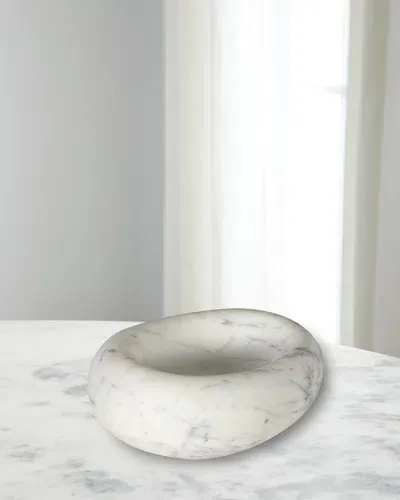 Regina Andrew Lagoon Marble Bowl In White