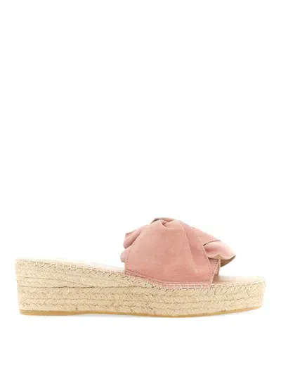 Manebi Knot Sandal In Pink