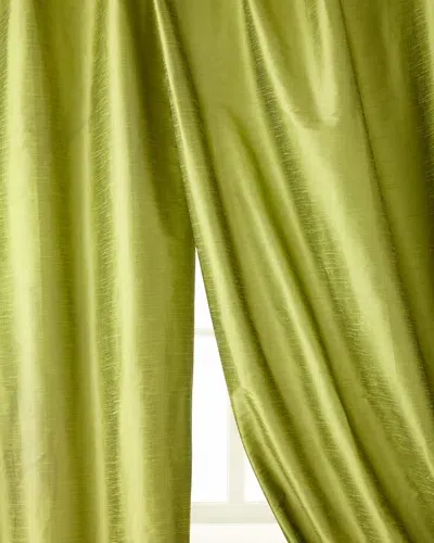 Home Silks 108"l Manhattan Curtain In Nile