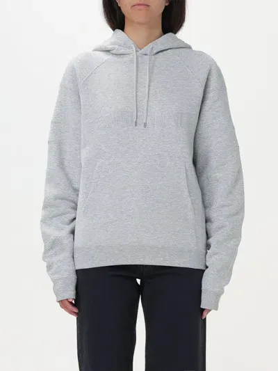 Saint Laurent Sweatshirt  Damen Farbe Grau In Gray