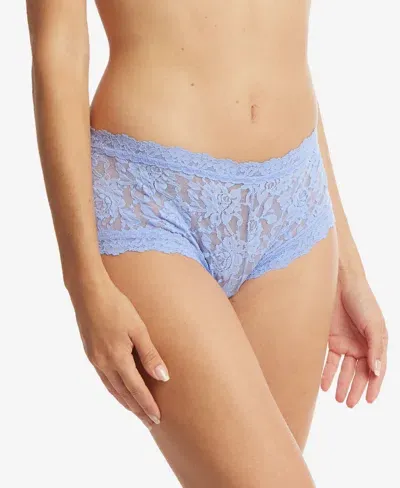 Hanky Panky Women's Signature Lace Boy Short, 4812 In Blue