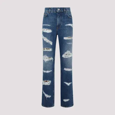 Dolce & Gabbana Blue Cotton Jeans