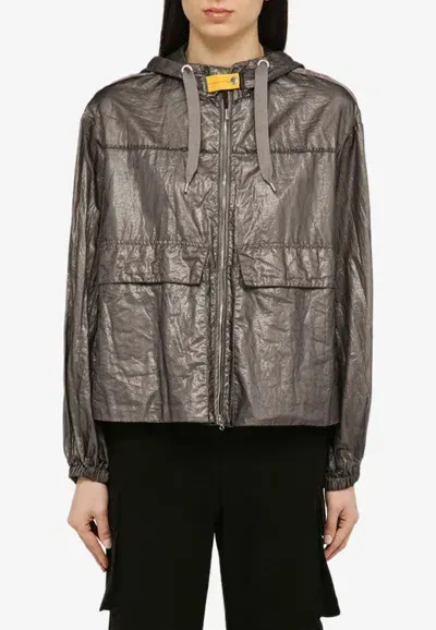 Parajumpers Carmen Zip-up Jacket In Nylon In Black