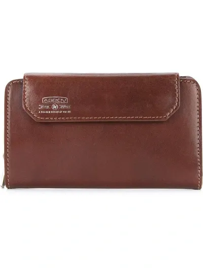 As2ov Mobile Long Wallet In Brown