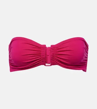 Eres Show Bandeau Bikini Top In Pink