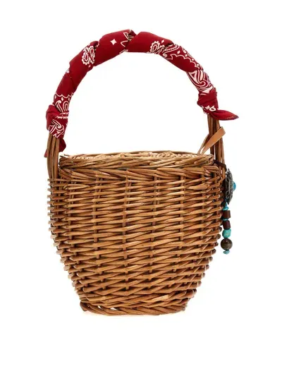 Fortela Wicker Basket In Brown