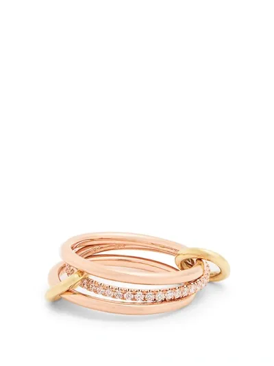 Spinelli Kilcollin Sonny Gold 18kt Rose Gold And Diamond Ring In Metallic