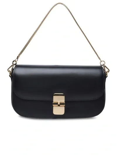 Apc Grace Baguette Bag In Black