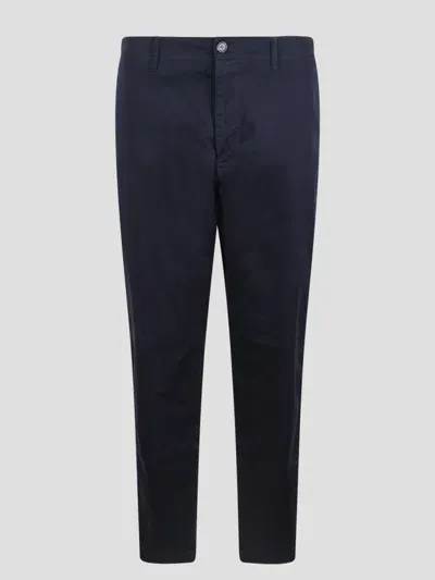 Acne Studios Ayan Chino Trousers In Blue