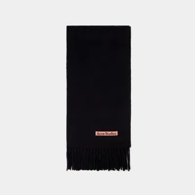 Acne Studios Canada Scarf In Black