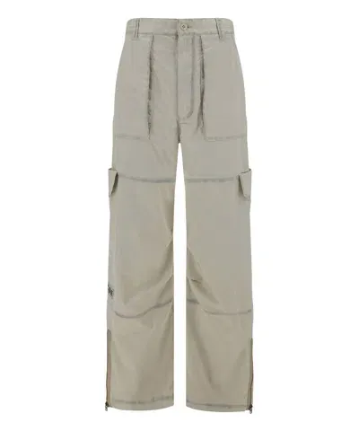 Acne Studios Ecru Beige Cargo Pant In Ivory White