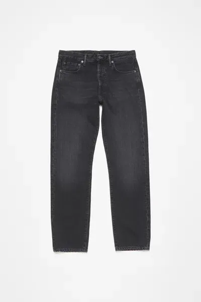 Acne Studios Short Denim In Black