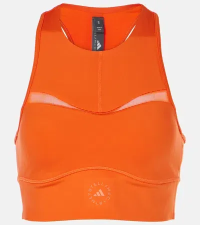 Adidas By Stella Mccartney X Stella Mccartney Sports Bra In Orange