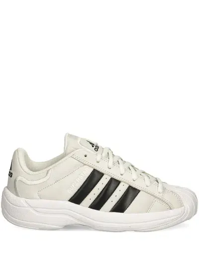 Adidas Originals Superstar Leather Sneakers In White