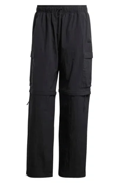 Adidas Sportswear City Escape Premium Convertible Cargo Pants In Black