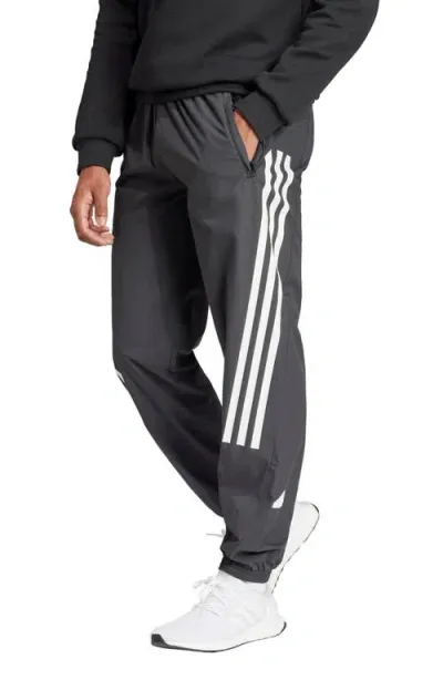 Adidas Sportswear Future Icons 3-stripes Recycled Polyester Ripstop Track Pants In Black