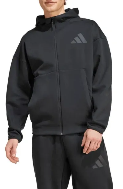 Adidas Sportswear New Zne Full-zip Hoodie In Black