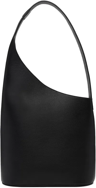 Aesther Ekme Black Lune Tote In 195 Grain Black