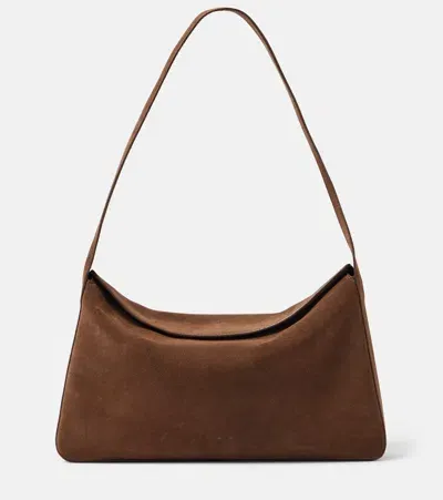 Aesther Ekme Suede Shoulder Bag In Brown