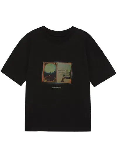 Ahluwalia Graphic-print T-shirt In Black