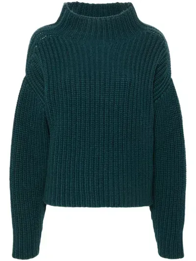 Aisling Camps Ribbed Sweater In Blue