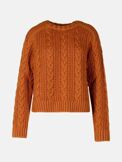 Alanui 'hues' Brown Virgin Wool Sweater