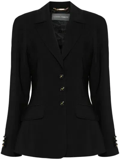 Alberta Ferretti Blazer Clothing In Gold