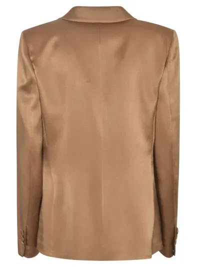 Alberta Ferretti Jackets Brown In Gold