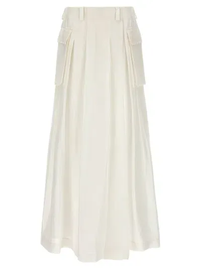 Alberta Ferretti Pocket In White