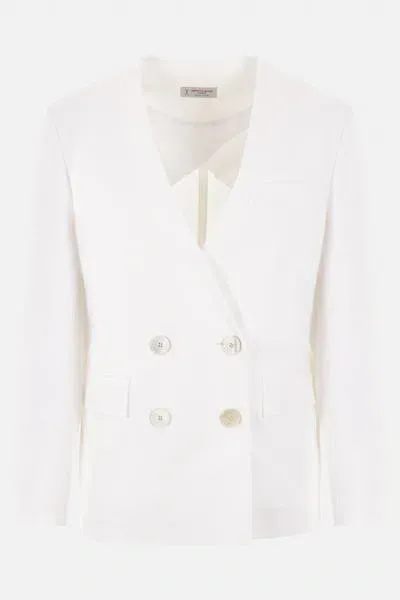 Alberto Biani Jackets In White