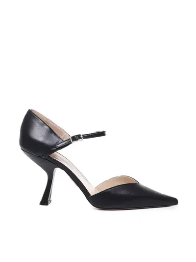 Alchimia Leather Pumps In Black