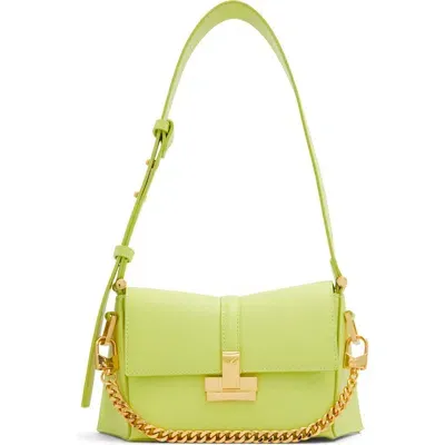 Aldo Averil Faux Leather Shoulder Bag In Lime Green