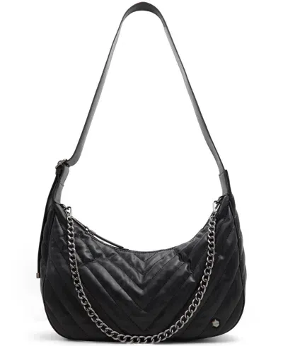 Aldo Vickia Synthetic Medium Hobo Bag In Other Black