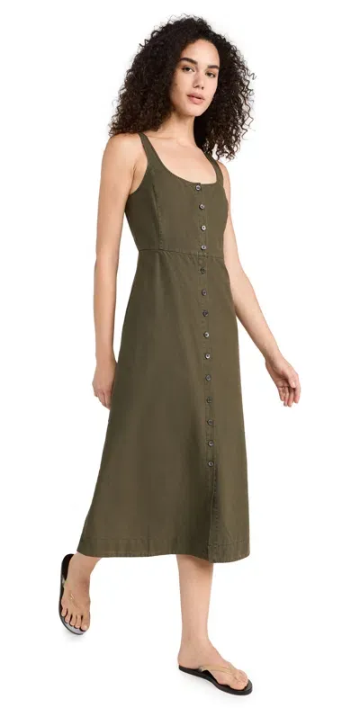 Alex Mill Piper Dress Military Olive