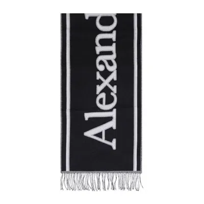 Alexander Mcqueen Scarf In Black