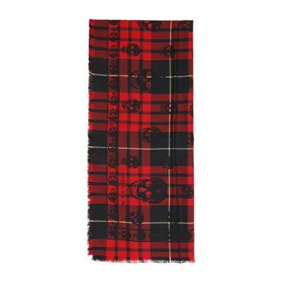 Alexander Mcqueen Scarf In Black