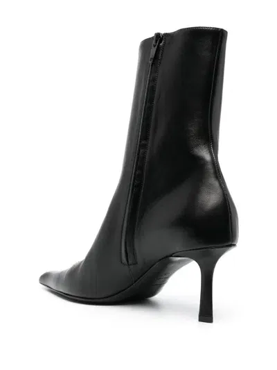 Alexander Wang Viola 65 Zip Bootie In Black