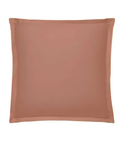 Alexandre Turpault Nobel Square Pillowcase In Brown