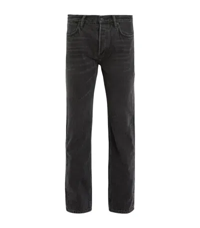 Allsaints Reid Straight Jeans In Black