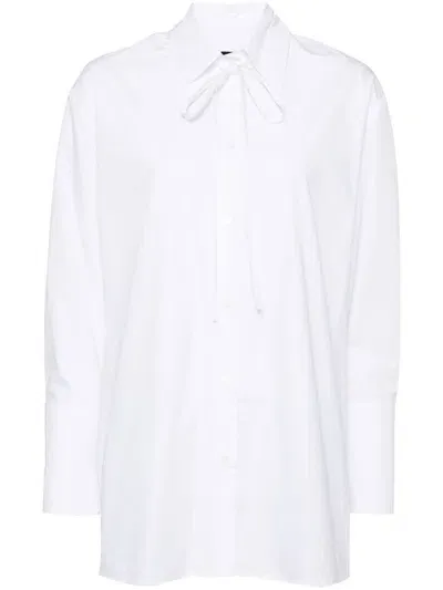 Alohas Sempe Poplin Shirt In White